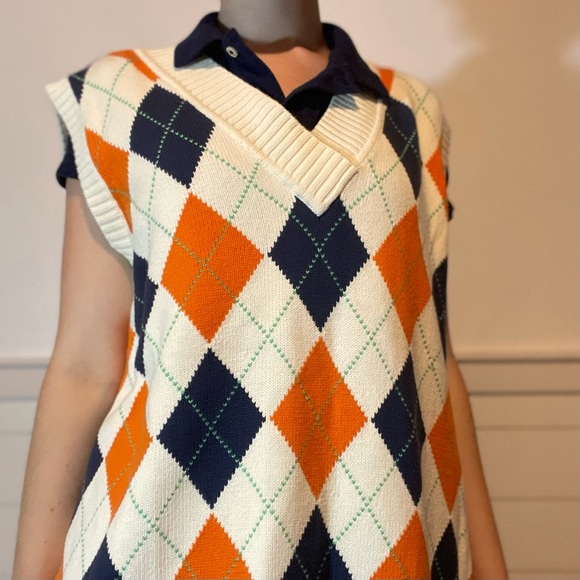 Tommy Hilfiger argyle sweater vest - Picture 4 of 8